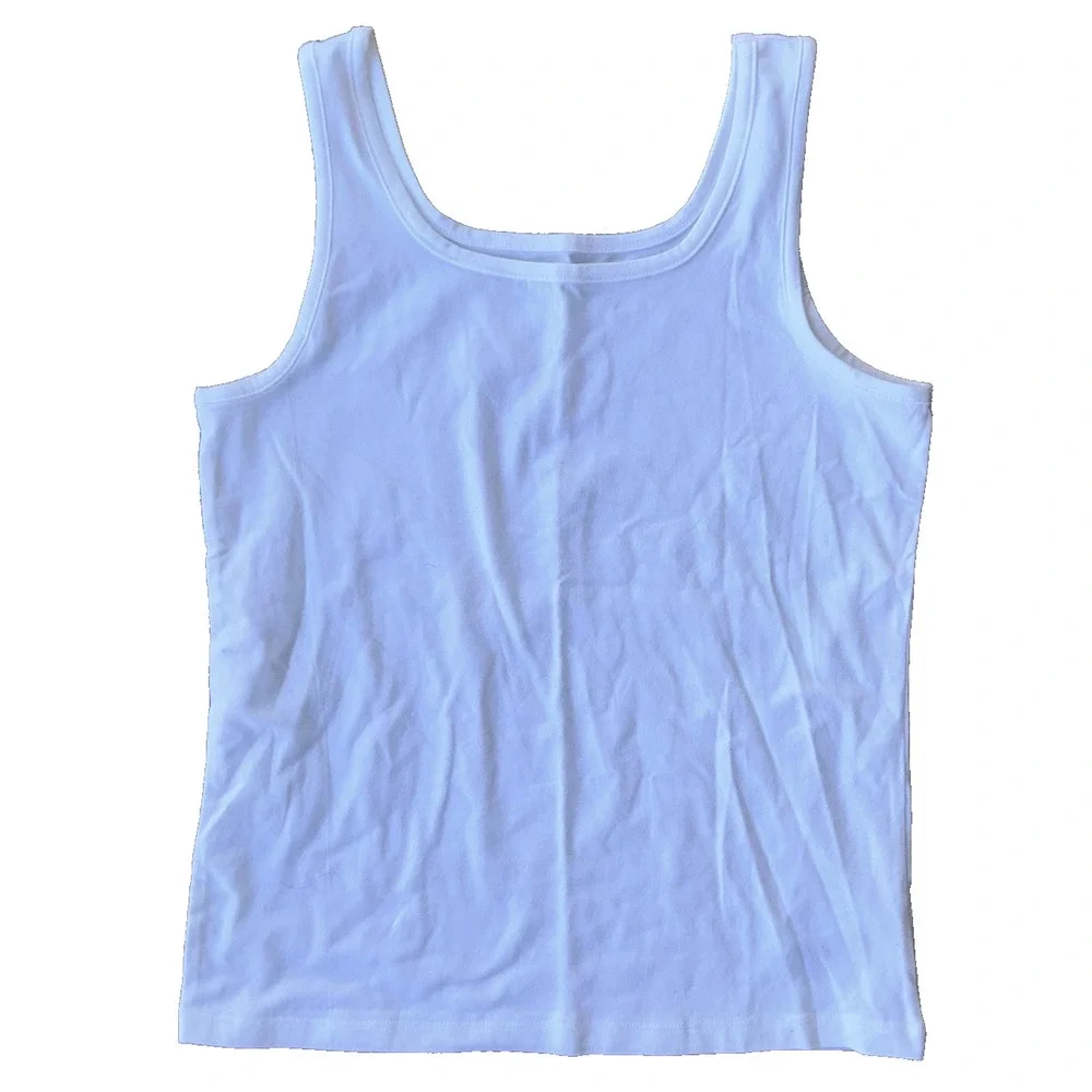 NEW Old Navy White Tank Tops Girls Size XXL (18) Lot of TWO Basic Layering - Picture 6 of 6